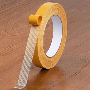 Double Sided Tape, 0.6 Inch x 82 Feet Fabric Tape, Mesh Double Stick Adhesive Tape for Clothes, Resistente Clear Tape For Making DIY Crafts, Paste Photo, Rug Fixed, Floor,Wall Decor,Office Decor,