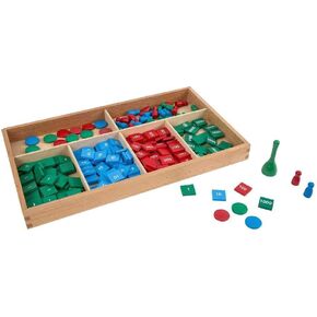 Montessori Math Materials - Stamp Game for Preschool Early Learning Tool