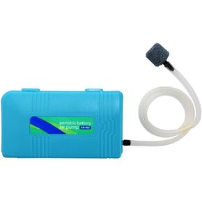 Saim Portable Aquarium Battery Operated Air Pump Backup Operated Fish Tank Air Pump Aerator Oxygen