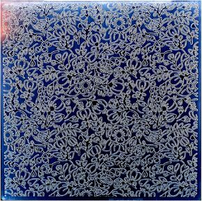 Kwan Crafts Large Size Flowers Bird Plastic Embossing Folders for Card Making Scrapbooking and Other Paper Crafts, 19.7x19.7cm