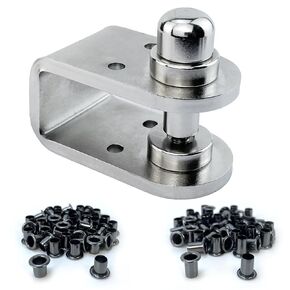 Eyelet Setting Tool, Kydex Eyelets Tool 1/4" with Gs 8-9 50pcs ＆ 8-12 50pcs Eyelet Flaring Tool Die W/Guide DIY Grommets for Holster Making, Sewing.