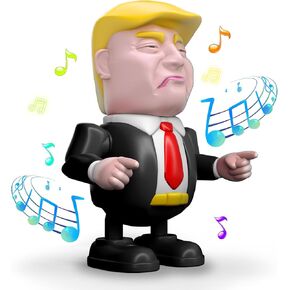Kids Toys Trump Robot Rechargeable Toys, Prank Toys with Music & Dancing, Toys for Boys & Girls Ages 3 to Up, 2 PCS