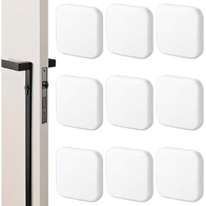 Wall Door Stoppers, Soft Rubber Protects The Handle and Wall, Wall Protector, The Adhesive on The Back Allows for Quick and Easy Installation for Home Office School Walls 9PCS