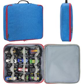 KISLANE Carrying Case for 12 Monster Jam Toy Trucks, Kids Toy Cars Storage Bag Hold 12 Monster Jam Toy Trucks, Bag Only