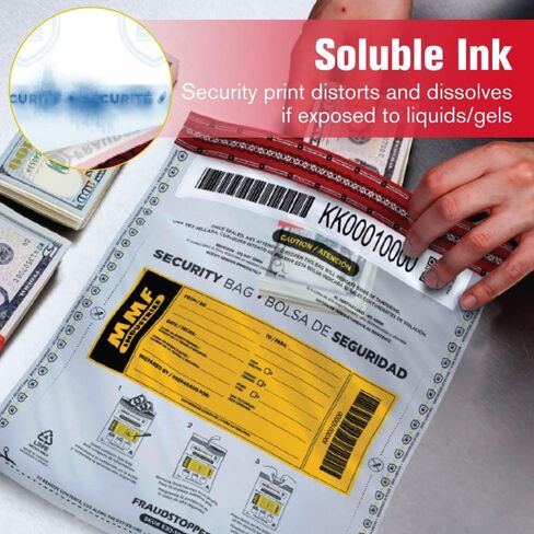 MMF Industries Wudraudstopper-Thipent-Pictaintced الأكياس ، 2.5 مم ، 9 × 12 بوصة ، 100 كيس لكل صندوق ، Clear (2362010n20) in Kuwait