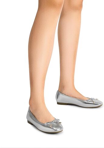 DREAM PAIRS Women's Flats, Square Toe Ballet Flats, Comfortable Casual Ballerina Flat Dress Shoes with Bow, Suitable for Dressy Business Casual Work Office in Saudi Arabia