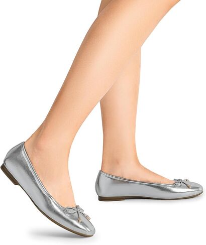 DREAM PAIRS Women's Flats, Square Toe Ballet Flats, Comfortable Casual Ballerina Flat Dress Shoes with Bow, Suitable for Dressy Business Casual Work Office in Saudi Arabia