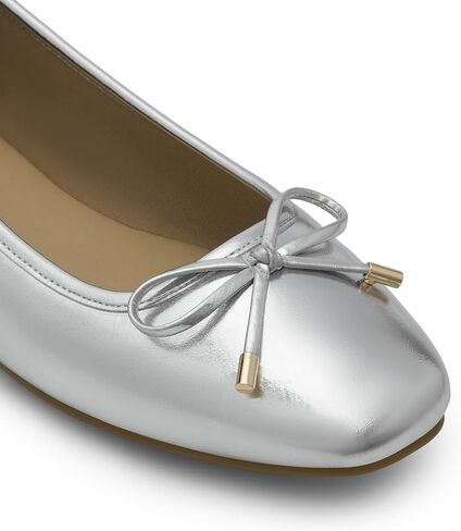 DREAM PAIRS Women's Flats, Square Toe Ballet Flats, Comfortable Casual Ballerina Flat Dress Shoes with Bow, Suitable for Dressy Business Casual Work Office in Saudi Arabia