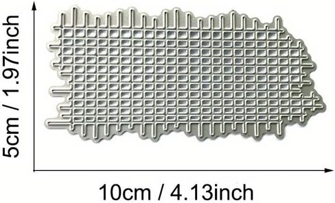 3D Backgrounds Frame Metal Cutting Die for Scrapbooking, New Cutting Dies DIY Album Card Making Decor Paper Craft Metal Die Cuts Party Wedding Decorations (Grid C 3.9 x 2 in) in Kuwait