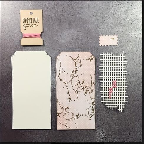 3D Backgrounds Frame Metal Cutting Die for Scrapbooking, New Cutting Dies DIY Album Card Making Decor Paper Craft Metal Die Cuts Party Wedding Decorations (Grid C 3.9 x 2 in) in Kuwait