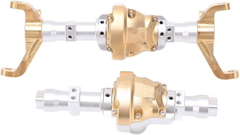 Dilwe RC Front Rear Axle Housing, Aluminum Alloy Front Rear Axle Housing Shell Compatible with Redcat Gen8 1/10 RC Car in Saudi Arabia