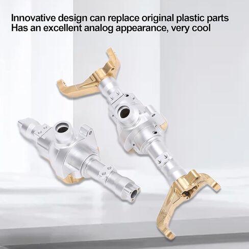 Dilwe RC Front Rear Axle Housing, Aluminum Alloy Front Rear Axle Housing Shell Compatible with Redcat Gen8 1/10 RC Car in Saudi Arabia