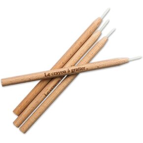 Conservator Cleaning Restoration Fiberglass Pencils for coins and artifacts - 4 Pencil Set