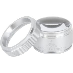 Portable Optics Loupe 30X Magnifying Glass, Mini Handheld Magnifier Eye Loupe Magnifier for Jewelry Identification, Professional Jewelry Magnifier Loupes for Antiques Reading