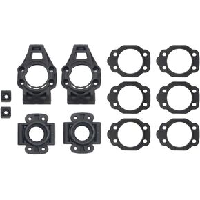 Nylon Rear Hub Carrier Kit Black for 1/5 HPI ROVAN Baja KM 5T 5B 5SC ROFUN BAHA RC CAR Toys Parts
