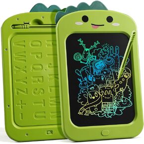 LCD Writing Tablet for Kids, Colorful Toddlers Toys Drawing Board, Educational Kid Doodle Pad Dinosaur Toys for 2 3 4 5 6 7 8 Year Old Boys Girls Birthday Party Christmas Gifts, 8.5in
