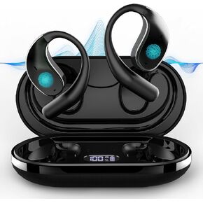 AI Language Translation Earbuds, OWS 3-in-1 AI Translator Earbuds Support 144 Languages, AI Noise Reduction Translation Earbuds Real time Fit iOS and Android, Suitable for travel, study, Bluetooth 5.4