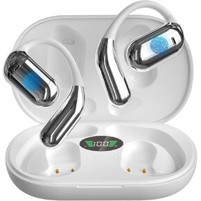 AI Language Translation Earbuds, 3-in-1 Bluetooth Real-Time Translator Earbuds, 144-Languages Translation, Fit iOS and Android, Ideal for Travel Business Learning (White)