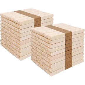 1000 pcs عصي الحرف اليدوية عصي الآيس كريم العصي الخشب المصاصة الطبيعية