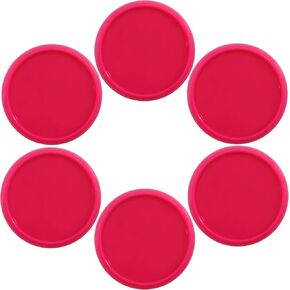 33PCS Expansion Planner Discs Plastic Book Binding Disc Binder Rings Discbound Notebook Accessories(Dark Pink,1.25"(32 mm)
