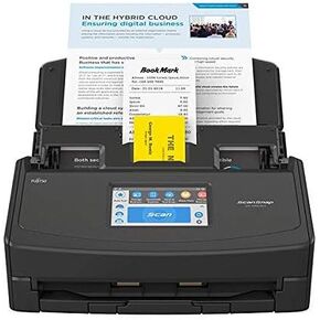 Fujitsu ScanSnap iX1500 Color Duplex Document Scanner with Touch Screen for Mac and PC (Black Model, 2020 Release) (Renewed)