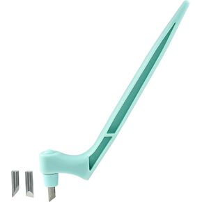 Craft Cutting Tools Pen, Craft Cutting Knives with 3 different 360 Degree Rotating Blades Stainless Steel Cutter Pen for Stencils Scrapbooks DIY Crafts (Green)