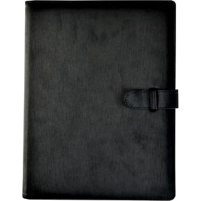 Arpan A4 Professional Presentation Display Book 36 Pockets 72 Sides Soft Touch Display Book Portfolio Folder with Closure Belt (Black)