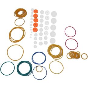 84pcs Plastic Gear Package Set, Belt Pulley Rubber Plastic Belt Gears for DIY Model Toy Robots Cars RC