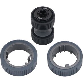 Intendvision Replacement Scanner Brake Roller and Pick Roller Set Compatible with for Fujitsu fi-7460 fi-7480, Part No PA03710-0001 PA03670-0002