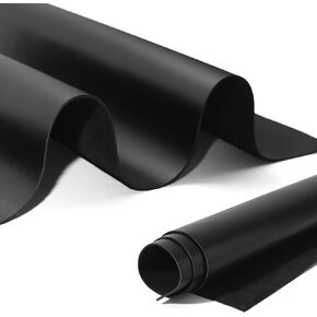 Shkira 12''X24'' Full Grain Black Leather Sheets for Crafts - Leather Pieces for Leather Working - 1.3MM Thick Cowhide Leather Pieces - Leather Sheet for Sewing Hobby Arts and Crafts