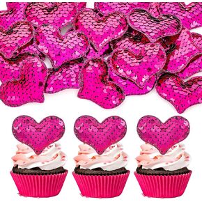 24pcs عيد ميلاد سعيد غالنتين كب كيك أعلى من الذهب اللمعان اللطيف الحب حلو الحب كب كيك للاختيار ديكور عيد ميلاد عيد ميلاد عيد ميلاد اللوازم