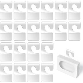 1000 PCS Clear PET Adhesive Tabs for Hanging Foldable Clear Hang Tags Heavy Duty Storage Hooks Hanging Tabs for Retail Display in Business Shops, Vending Machines