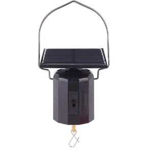 Solar Powered Wind Spinner Motor, Hanging Black Rotating Motor, Small Mobile Rotating Motor, Rotating Solar Energy Operated Motor for Wind Spinner Chimes Outdoor Decoration for Garden Yard