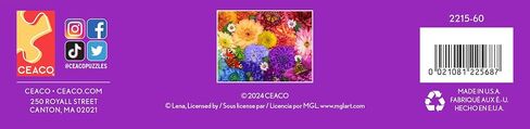 Ceaco - Flower Spectrum - 300 Oversized Piece Jigsaw Puzzle in Saudi Arabia