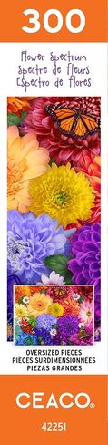 Ceaco - Flower Spectrum - 300 Oversized Piece Jigsaw Puzzle in Saudi Arabia