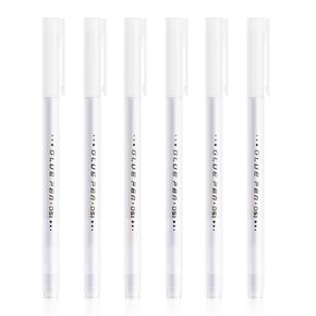Quick Dry Glue Pen, 6 pcs White Roller Glue Pens for Crafting, Easy Use and Precise Control, Fine Tip Craft Glue Pens for Scrapbooking, Card Making, Gift Card, Foil Calligraphy