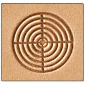 Tandy Leather Craftool 3-D Stamp Bullseye 8583-00