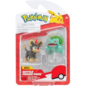 Pokémon Battle Figure 2 Pack (Litleo & Bulbasaur #5) W19