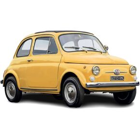 Italeri 4715 1:12 Fiat 500 F Upgraded Edition Model Building Kit, Standing Model Building, Crafts, Hobby, Gluing, Plastic Kit, Detailed Unpainted