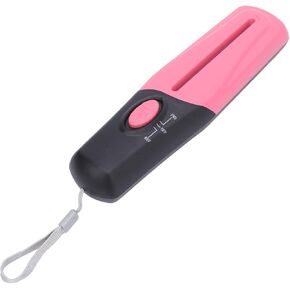 Small Paper Shredder, Portable Mini Electric USB Shredder, for Office, Home, Bills, Receipts, Pink, One Key Control, Carbon Steel Cutter Edge, Forward and Back Buttons