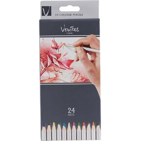 Christian Art Gifts Coloring Pencils Veritas 24/set