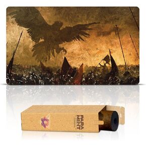 إنهم قادمون (مخيطين) - MTG Playmat by Anato Finnstark ، Lord of the Rings - متوافق مع Magic the Gathering Playmat - Play MTG ، Yugioh ، TCG - Play Play Play Original Mat Arts.