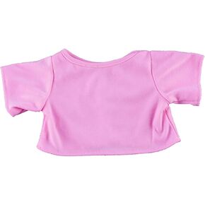 Pink T-Shirt Outfit Teddy Bear Clothes Fits Most 14"-18" Build-a-Bear and Make Your Own Stuffed Animals