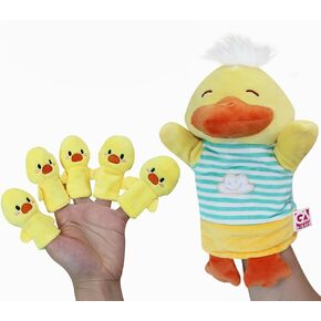 2024 Finger Puppets,Cute Soft Finger Puppets for Early Education,Entertaining,Bedtime Stories,Novelty Toys,Children's Gifts.