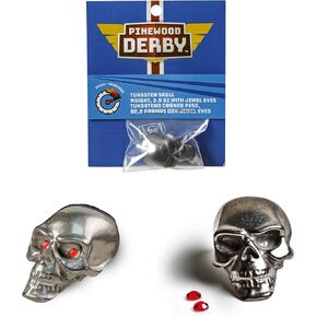 Pinewood Derby Skull Tungsten Weight