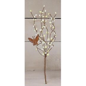 Rustic Pip Picks with Rusty Butterfly | 12 inch | 3 Pc Set