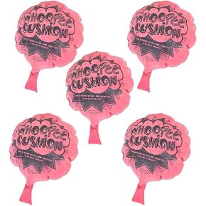 5 Pack Large Original Whoopee Cushion 8" Fun Classic Fart Prank Sounds Party Noisemaker Party Favor (5-Pack)