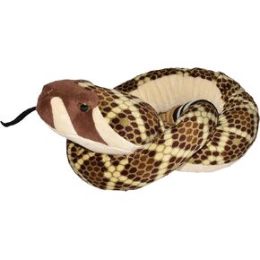 Wild Republic Snakesss Western Diamond,Stuffed Animal, Soft Toy, Gifts for Kids, 54 Inches