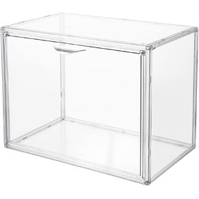 Attelite Clear Acrylic Display Case ، Confortop Box Conforce مع الباب المغناطيسي ، عرض حماية قابلة للتكديس لأرقام العمل ، المقتنيات