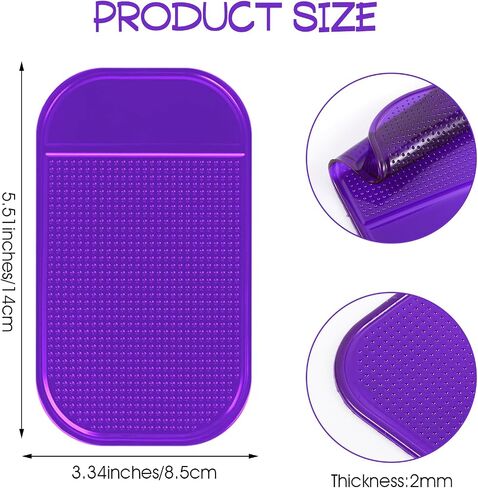 Xinjoduz 6 PCS Diamond Art Mat Pad Anti Slip Pad ، Diamond Art Diy Diam Miamond Streshy Treshy Laink Tools Diamond Non-Slip Universal Pad Pad kits for البالغين الماس 5D ملحقات الطلاء (6 لون) in Saudi Arabia
